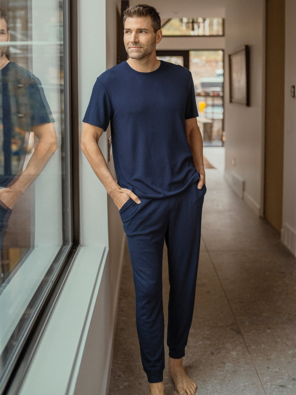 Men's Bamboo Waffle Knit Pant - Last Chance