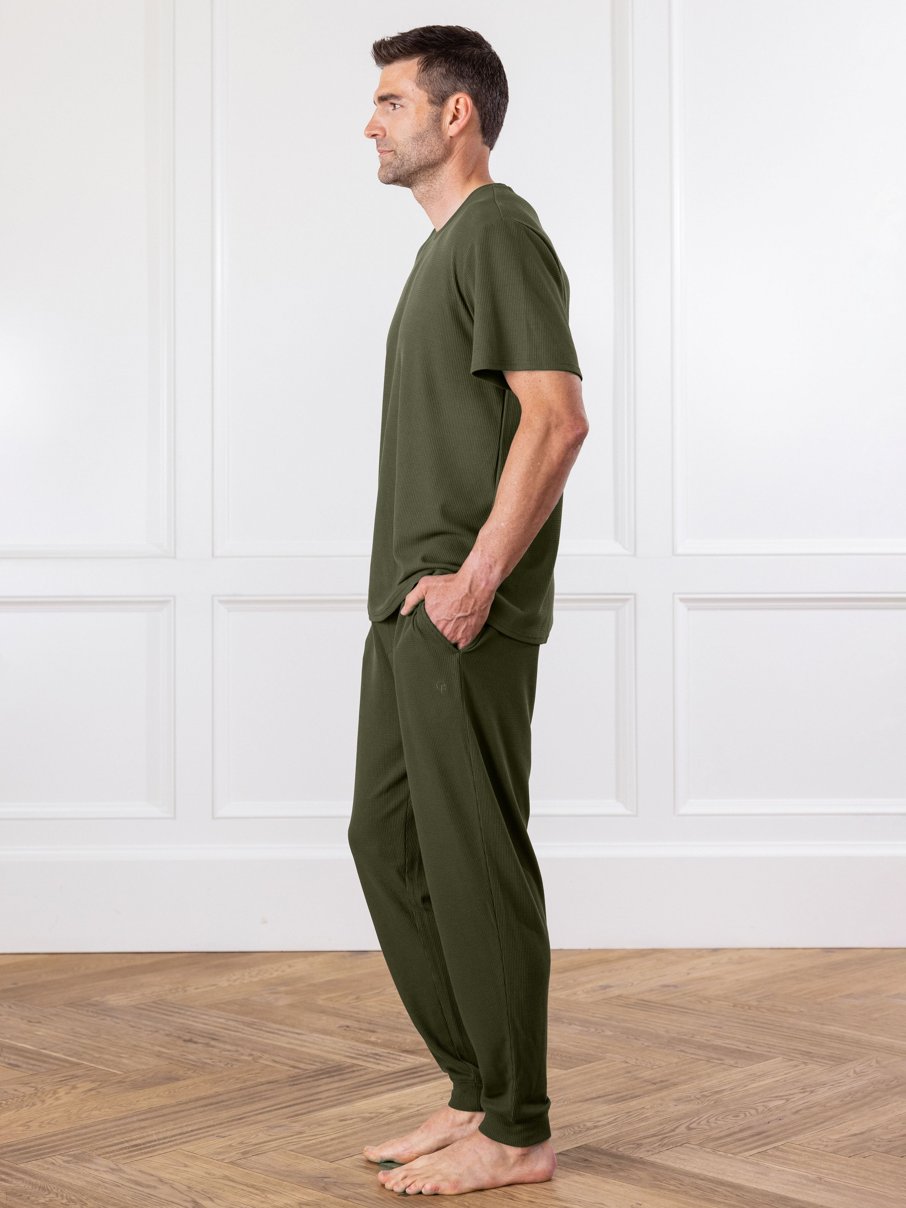 Men's Bamboo Waffle Knit Pant - Last Chance