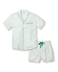 Men's Twill Pajama Short Set in Match Point